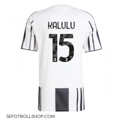 Billiga Juventus Pierre Kalulu #15 Hemma fotbollskläder 2025-26 Kortärmad Billiga Juventus Pierre Kalulu #15 Hemma fotbollskläder 2025-26 Kortärmad